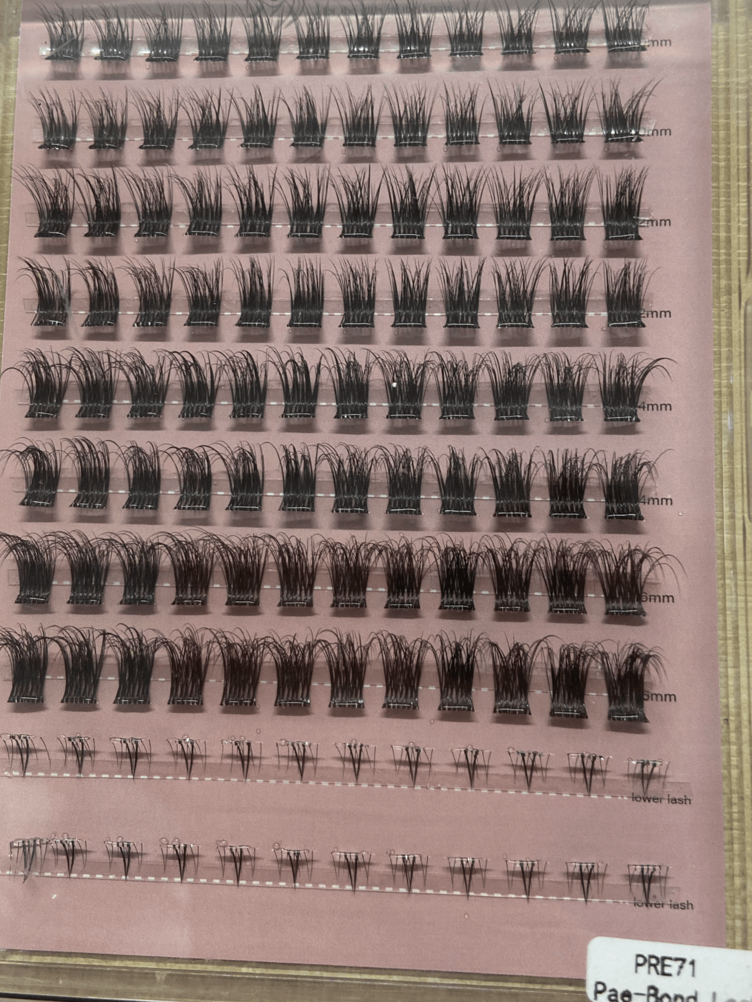 Pre-Glued Cluster Lashes. The Angel Lash by Luxury Hair