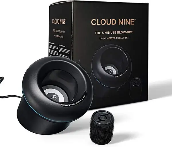 CLOUD NINE THE O Hair Roller Set with Heated Pod, Clips, Carry Case & 12 Rollers