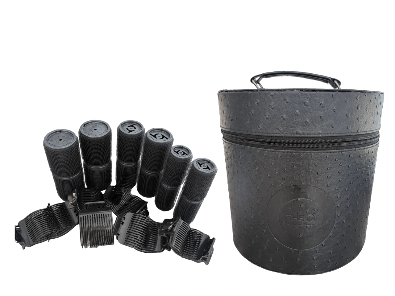 CLOUD NINE Set of 12 Rollers x 4 50mm, 40mm & 30mm with Clips & Vanity Case